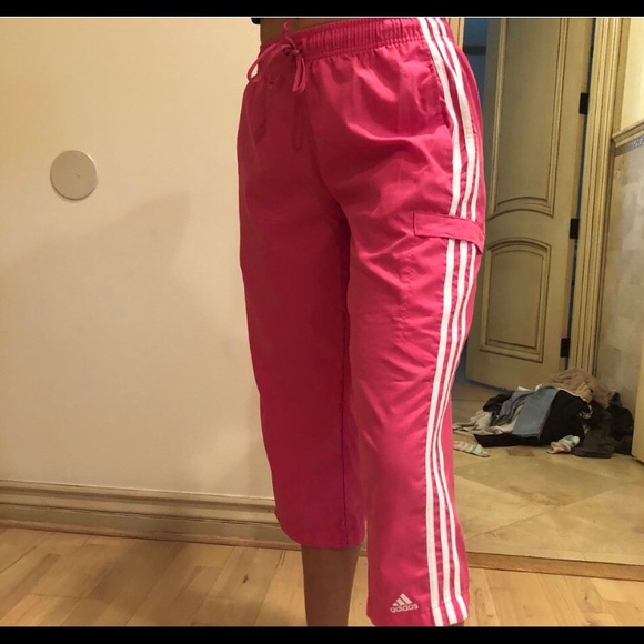 adidas Pants & Jumpsuits | Vintage Pink Adidas Track Pants | Poshmark